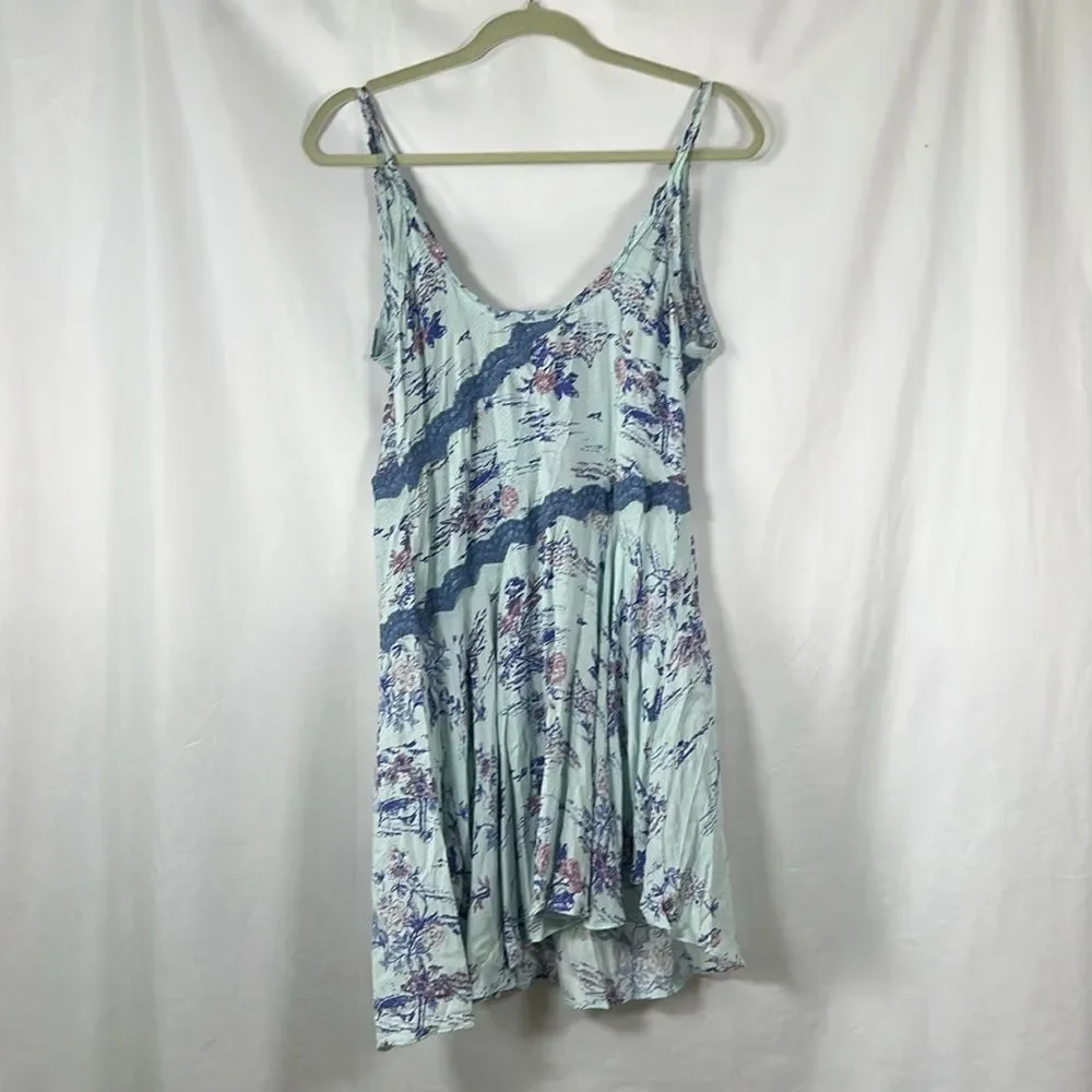 Free People intimately Slip My Mind Printed Trapeze Dress size Small - Picture 8 of 8